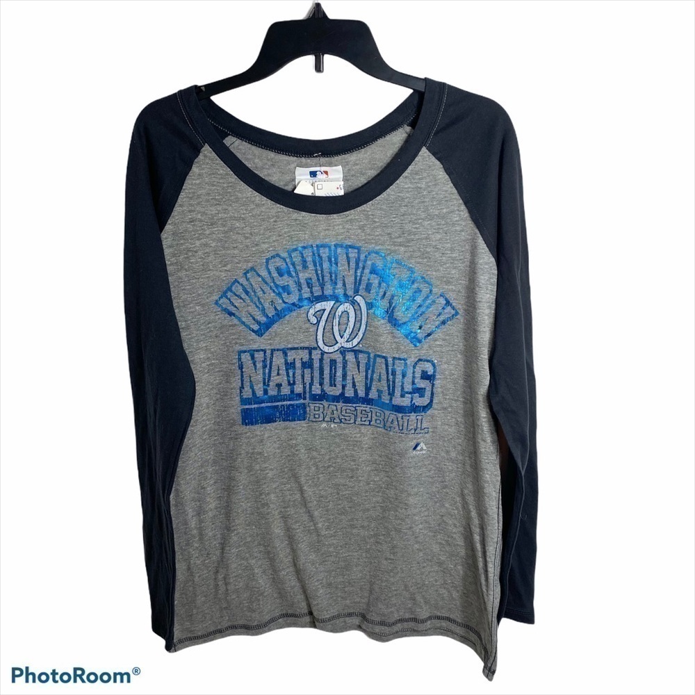 Washington Nationals T-shirt NWT XL Women’s Gray